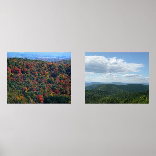Appalachian Mountains in Fall Wall Art Sets (Front)