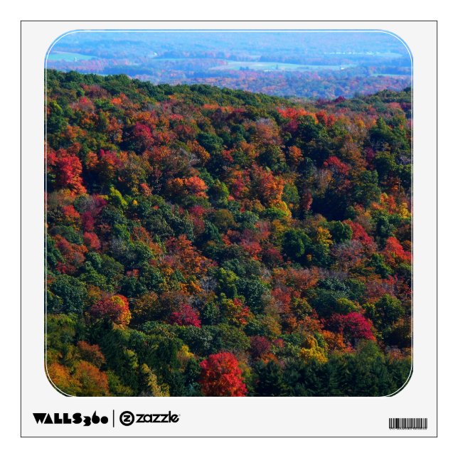 Appalachian Mountains in Fall Wall Decal (Front)