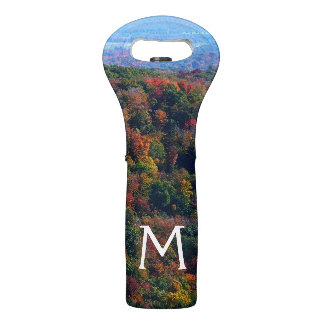 Appalachian Mountains in Fall Wine Bag (Front)