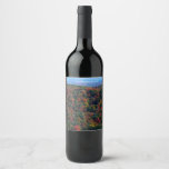 Appalachian Mountains in Fall Wine Label