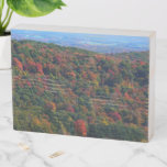 Appalachian Mountains in Fall Wooden Box Sign