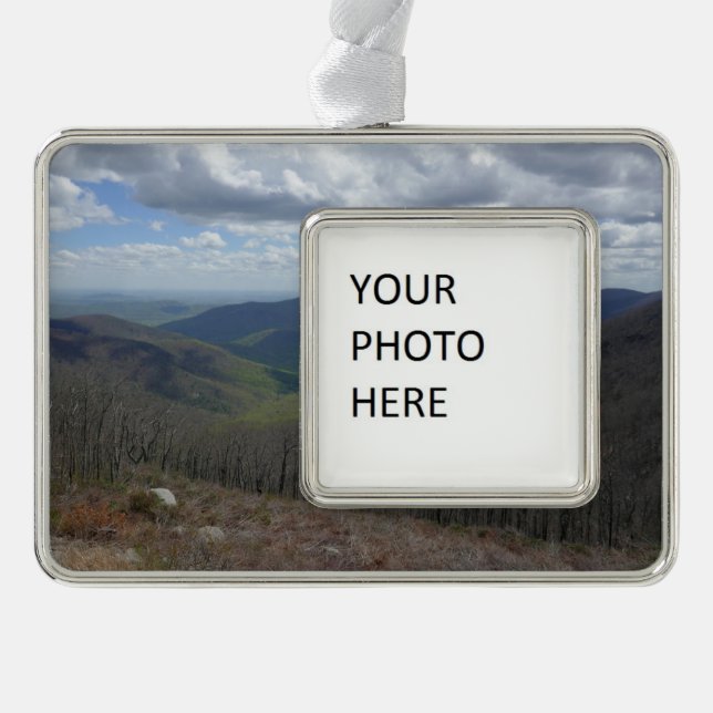 Appalachian Mountains in Spring Christmas Ornament (Front)