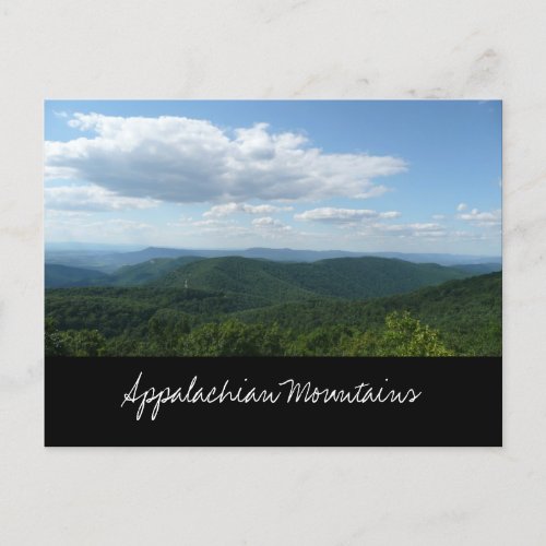 Appalachian Mountains Postcard