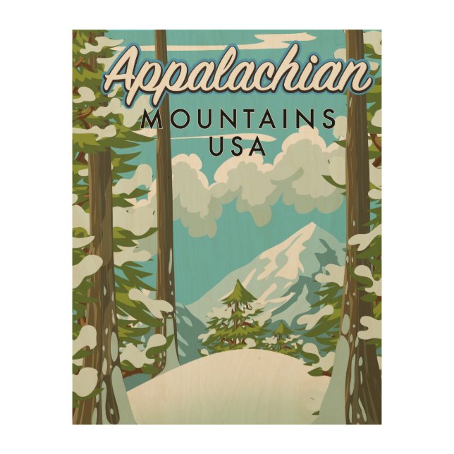 Appalachian Mountains Travel poster (Front)