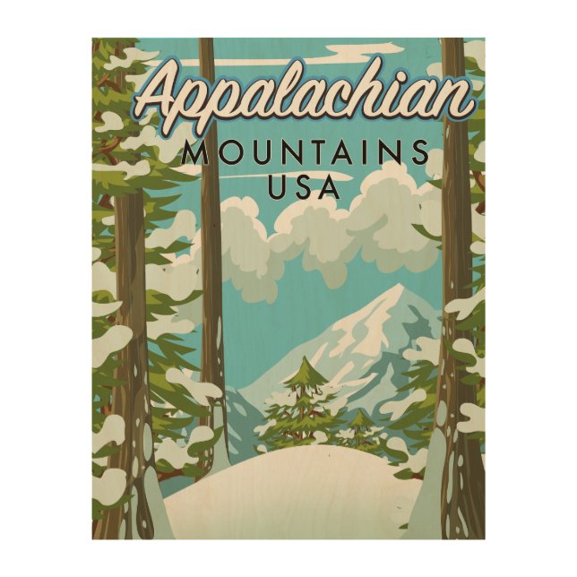 Appalachian Mountains Travel poster (Front)