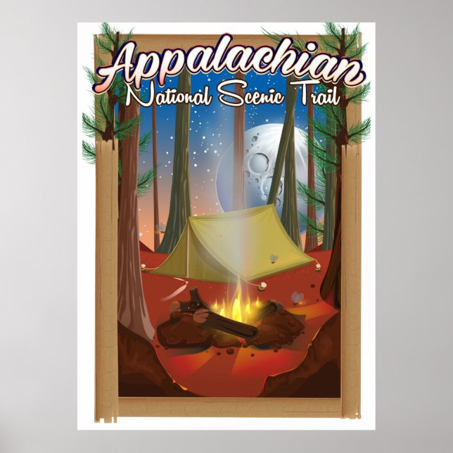 Appalachian National Scenic Trail Poster (Front)