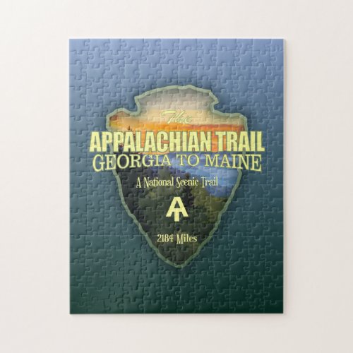 Appalachian Trail arrowhead Jigsaw Puzzle