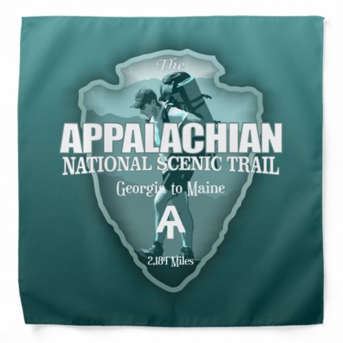 Appalachian Trail arrowhead T Bandana