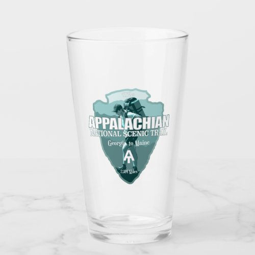 Appalachian Trail arrowhead T Glass