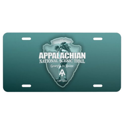 Appalachian Trail arrowhead T License Plate