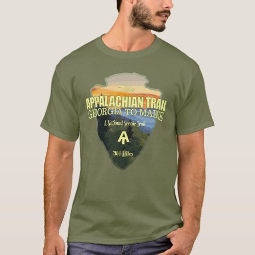 Appalachian Trail arrowhead T_Shirt