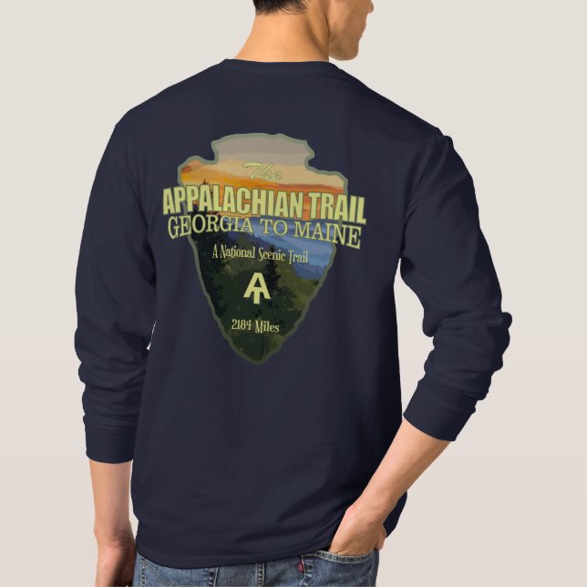 Appalachian Trail (arrowhead) T-Shirt (Back)