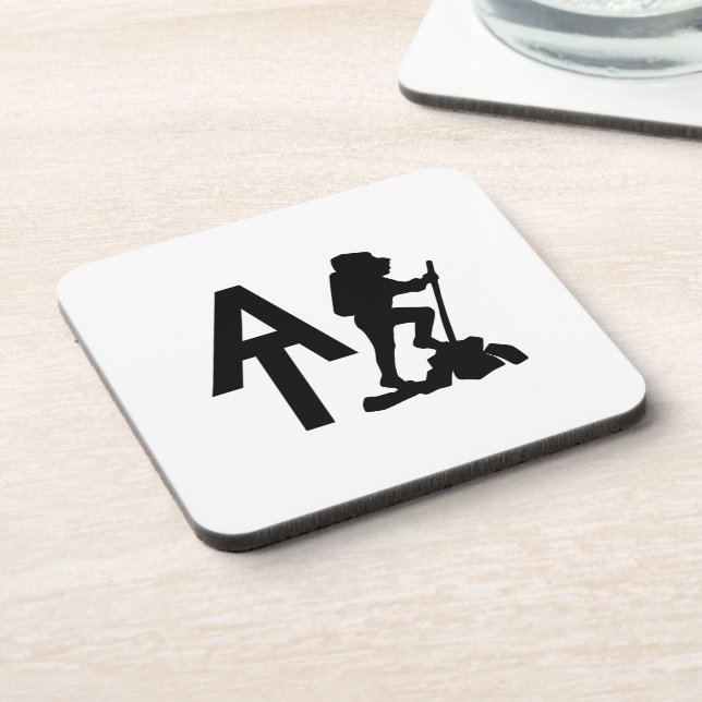 Appalachian Trail  -  AT  -  Bucket List Hike Beverage Coaster (Left Side)