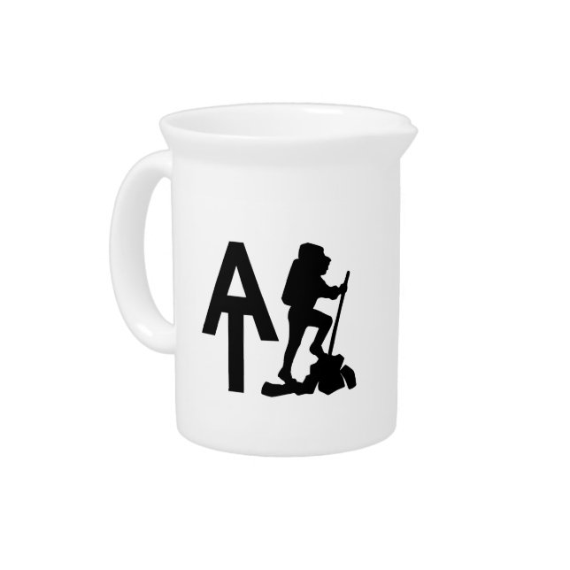 Appalachian Trail  -  AT  -  Bucket List Hike Beverage Pitcher (Left)
