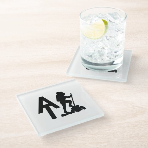 Appalachian Trail  _  AT  _  Bucket List Hike Glass Coaster