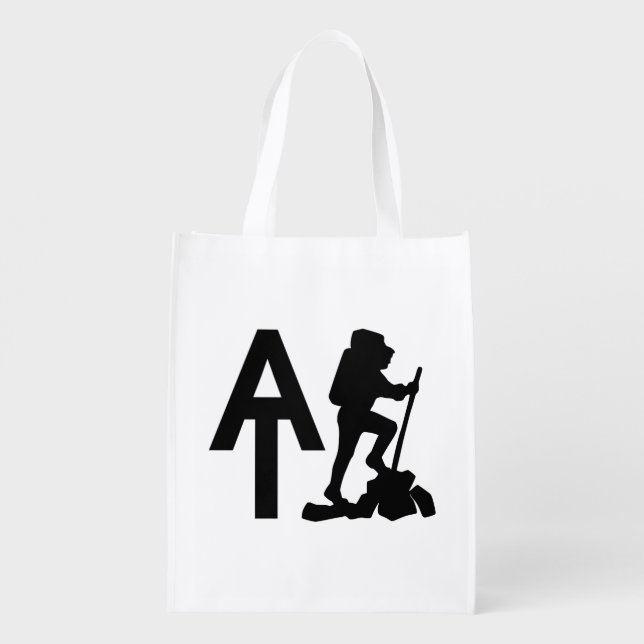 Appalachian Trail  -  AT  -  Bucket List Hike Grocery Bag (Back)