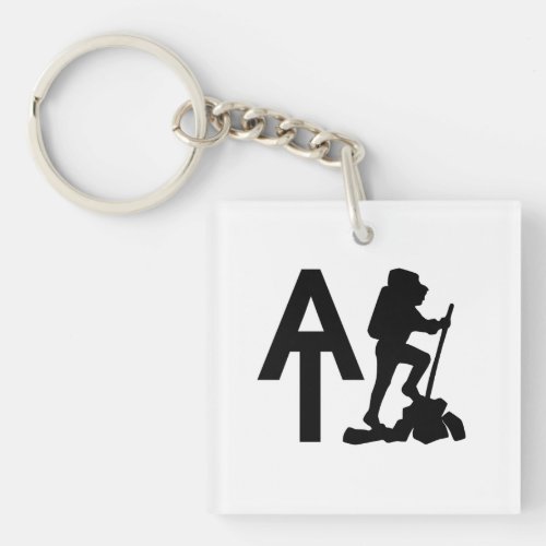 Appalachian Trail  _  AT  _  Bucket List Hike Keychain