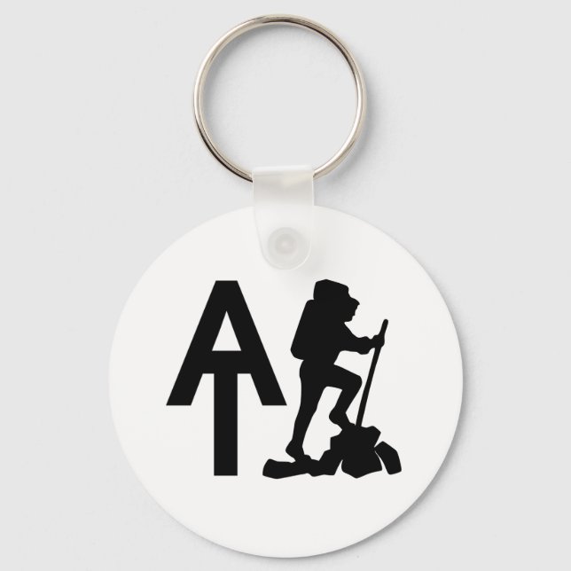 Appalachian Trail  -  AT  -  Bucket List Hike Keychain (Front)