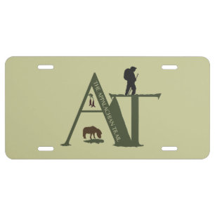 Appalachian Trail AT Hiker License Plate