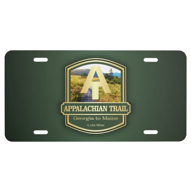 Appalachian Trail (B1) License Plate (Front)