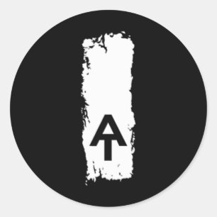 Appalachian Trail Blaze Pocket Patch  Classic Round Sticker