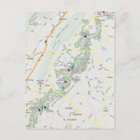 Appalachian Trail - Blue Ridge Mts. Postcard
