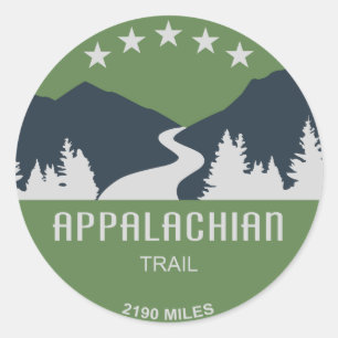 Appalachian Trail Classic Round Sticker
