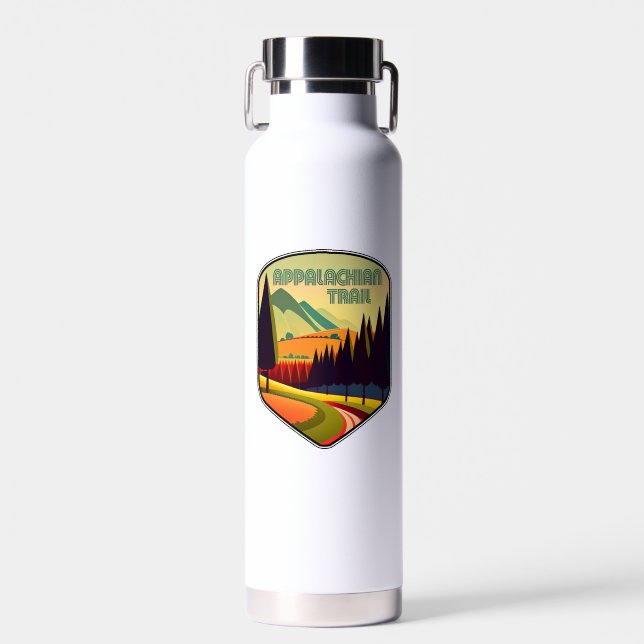 Appalachian Trail Colors Water Bottle (Front)
