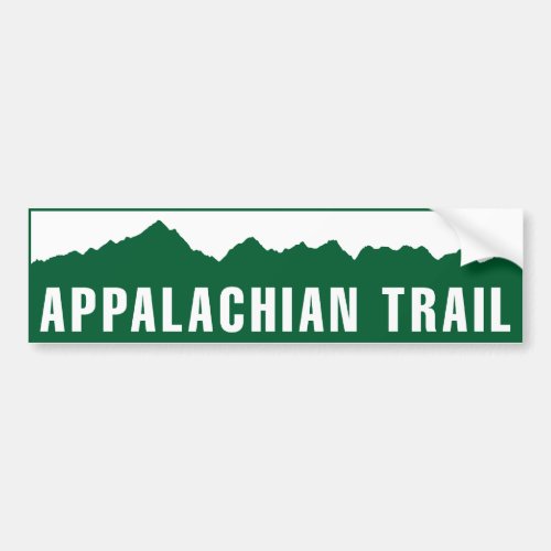 Appalachian Trail Elevation Bumper Sticker