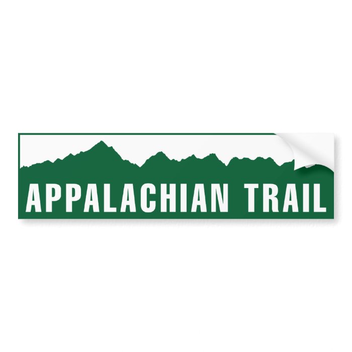 Appalachian Trail (Elevation) Bumper Sticker