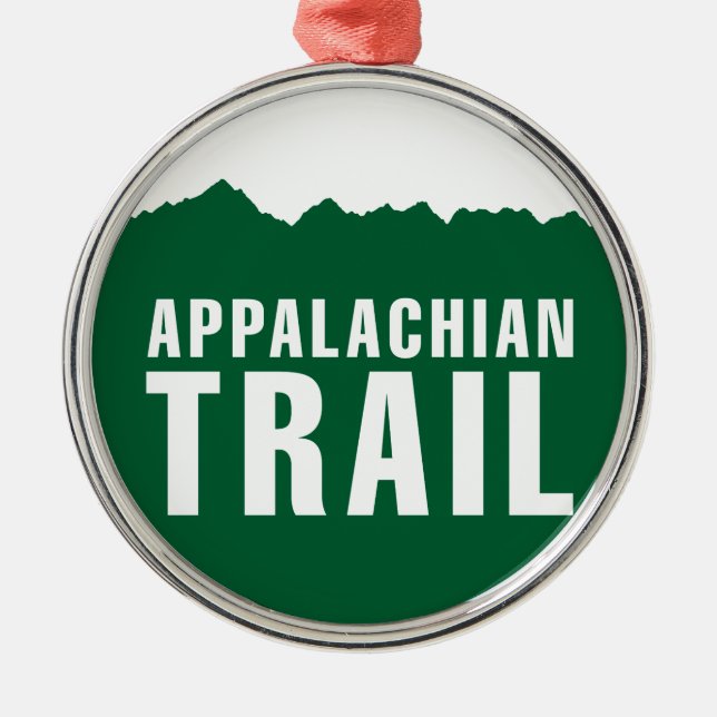 Appalachian Trail (Elevation) Metal Ornament (Front)