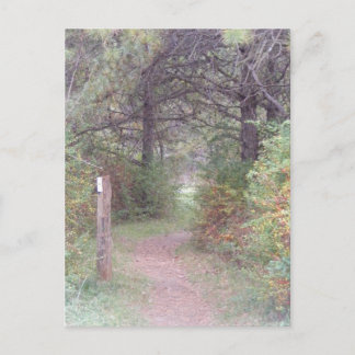 appalachian trail fall pension postcard