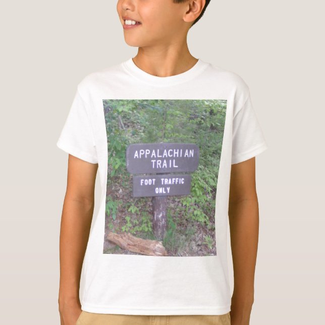 appalachian trail footpath sign T-Shirt (Front)