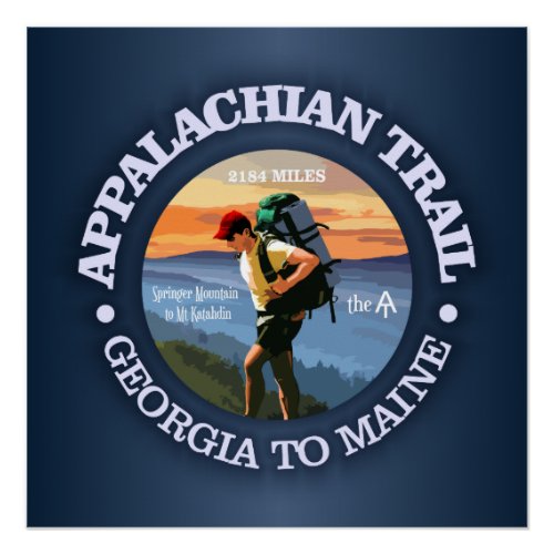 Appalachian Trail Hiker C Poster