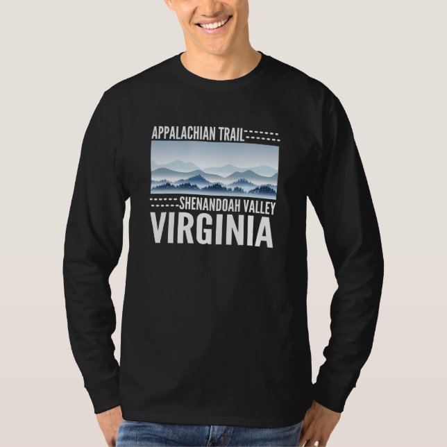 Appalachian Trail Hikers Hiking at Shenandoah's Va T-Shirt (Front)