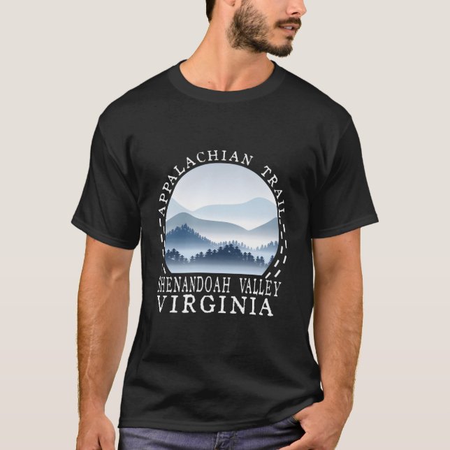 Appalachian Trail Hikers Hiking At Shenandoah'S Va T-Shirt (Front)