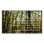 Appalachian Trail in October at Shenandoah Business Card Magnet