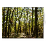 Appalachian Trail in October at Shenandoah Card