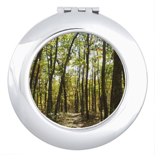 Appalachian Trail in October at Shenandoah Compact Mirror (Front)
