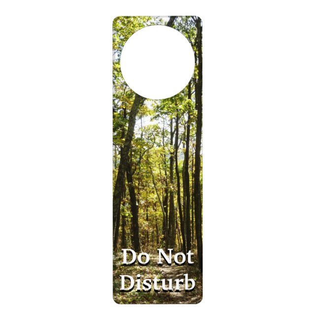 Appalachian Trail in October at Shenandoah Door Hanger (Front)