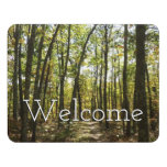 Appalachian Trail in October at Shenandoah Door Sign