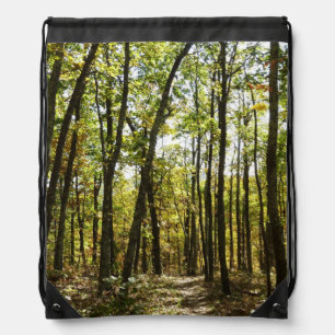 Appalachian Trail in October at Shenandoah Drawstring Bag