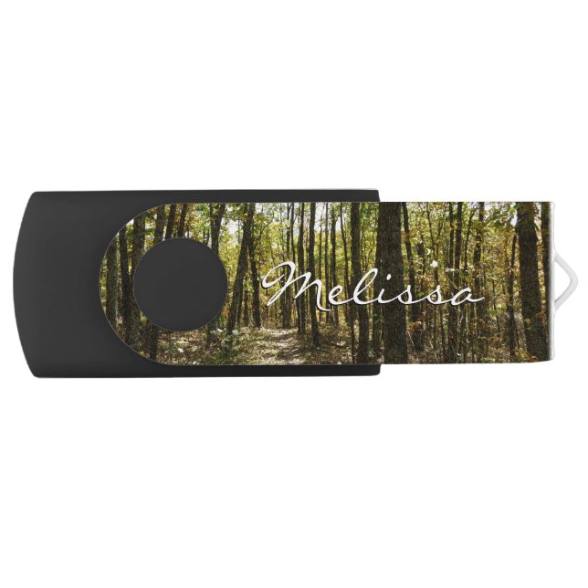 Appalachian Trail in October at Shenandoah Flash Drive (Front)
