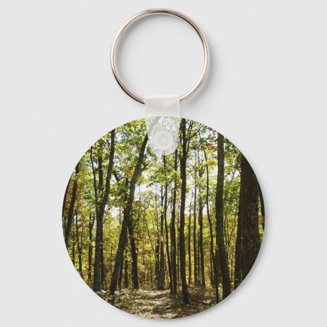 Appalachian Trail in October at Shenandoah Keychain (Front)