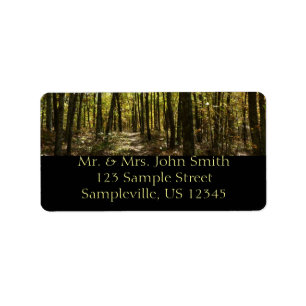 Appalachian Trail in October at Shenandoah Label