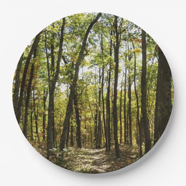 Appalachian Trail in October at Shenandoah Paper Plates (Front)