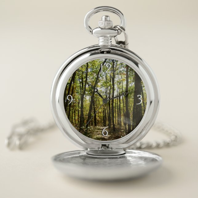 Appalachian Trail in October at Shenandoah Pocket Watch (Inside)