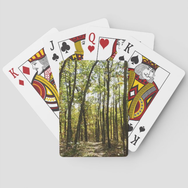 Appalachian Trail in October at Shenandoah Poker Cards (Back)
