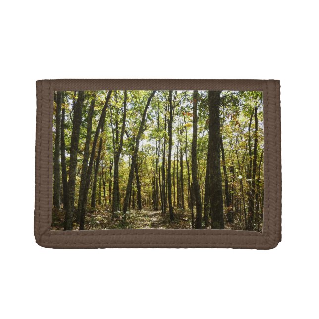 Appalachian Trail in October at Shenandoah Trifold Wallet (Front)