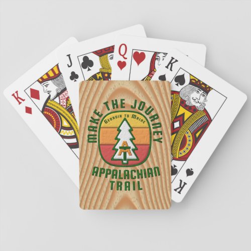 Appalachian Trail Make The Journey Poker Cards